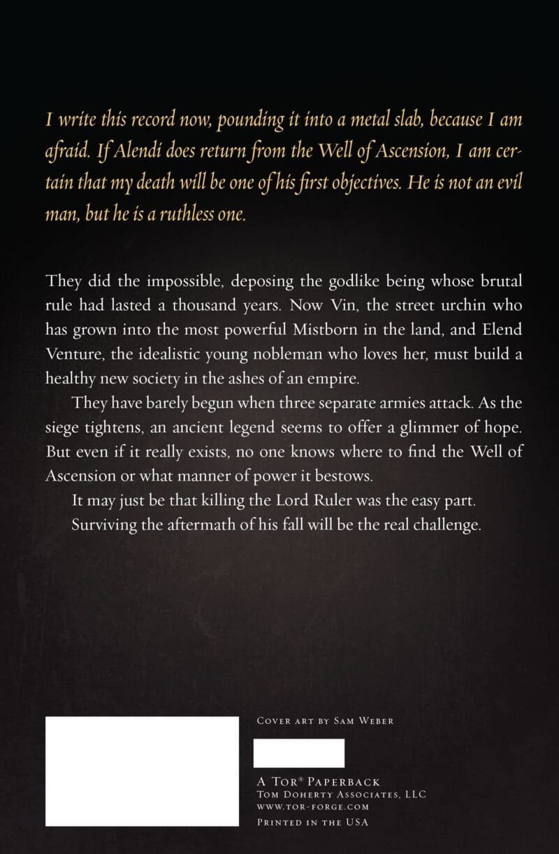 The Well of Ascension (Mistborn #2) - Image 3