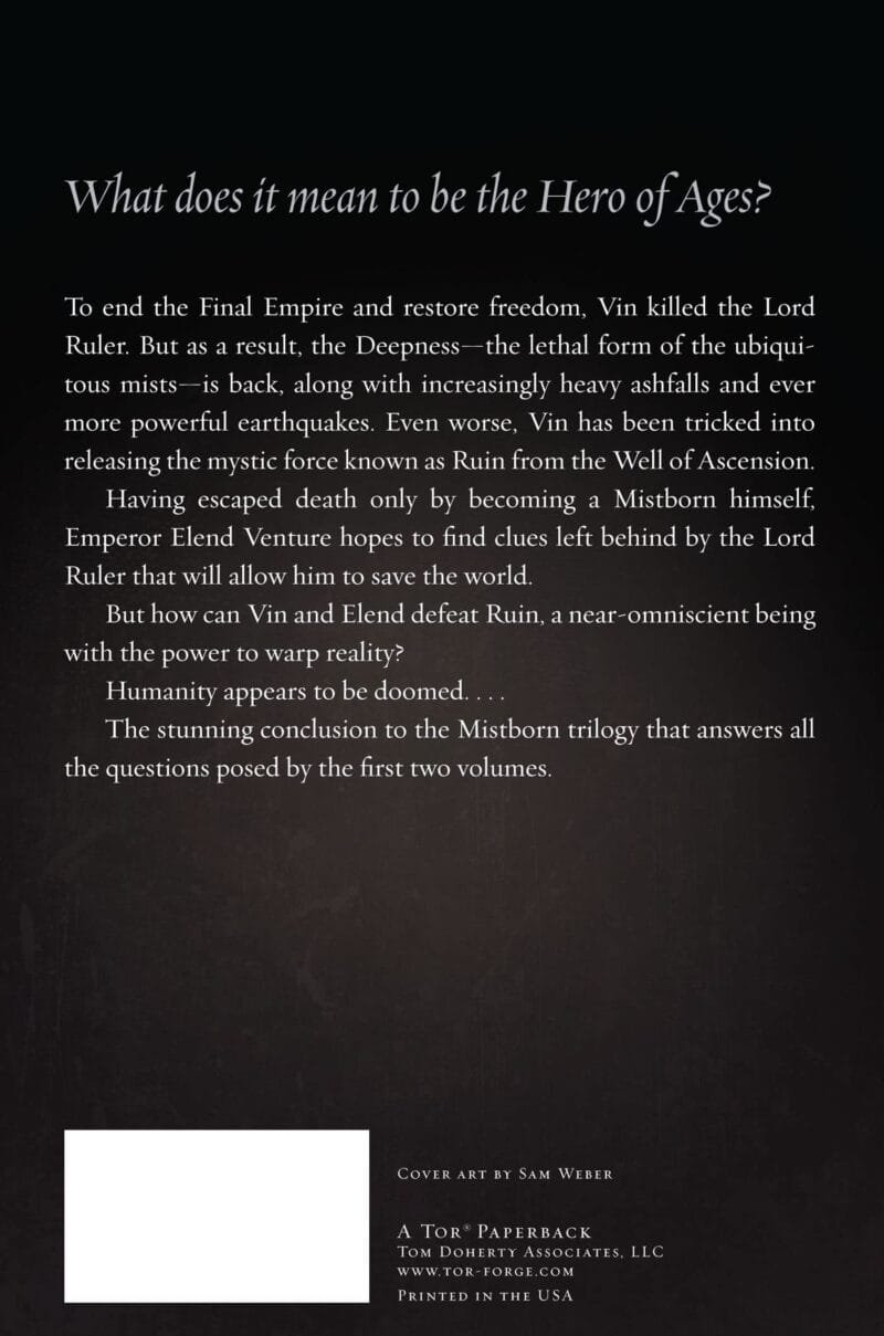⁦The Hero of Ages (Mistborn #3)⁩ - الصورة ⁦3⁩