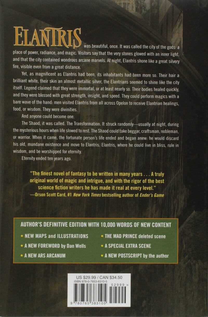 ⁦Elantris: Tenth Anniversary Author's Definitive Edition⁩ - الصورة ⁦2⁩