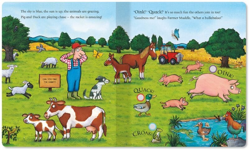 ⁦The Noisy Farm Book: A press-the-page sound book⁩ - الصورة ⁦2⁩