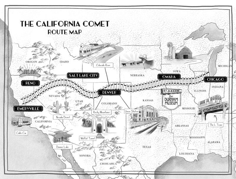 Kidnap on the California Comet (Adventures on Trains #2) - Image 2