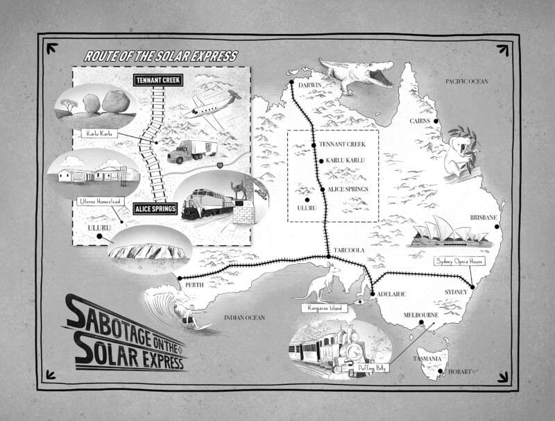 Sabotage on the Solar Express (Adventures on Trains #5) - Image 5